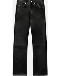FRAME - Ritz Leather Pant - Lyst