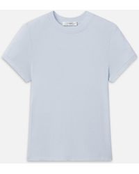 FRAME - The Rib Baby Tee - Lyst