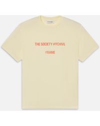 FRAME - The Society Archive Vintage Print Shirt - Lyst
