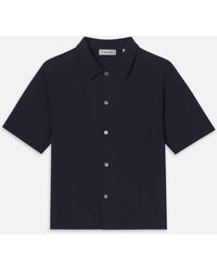 FRAME - Textured S/s Shirt - Lyst