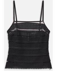 FRAME - The Lattice Crochet Cami - Lyst