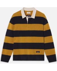FRAME - The Society Archive Rugby Polo Sweater - Lyst