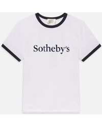 FRAME - Sotheby's Ringer Baby Tee - Lyst