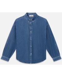 FRAME - Classic Denim Shirt - Lyst