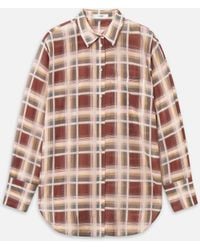 FRAME - The Plaid Boy Shirt - Lyst