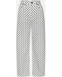 FRAME - The Bow Crop - Lyst