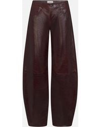 FRAME - The Leather Low Bow - Lyst