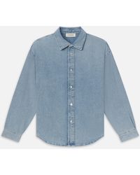 FRAME - Classic Denim Shirt - Lyst