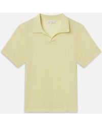 FRAME - Superfine Polo Sweater - Lyst