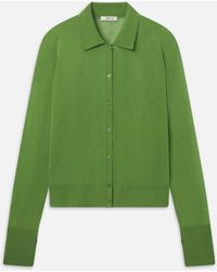FRAME - The Collared Cardi - Lyst