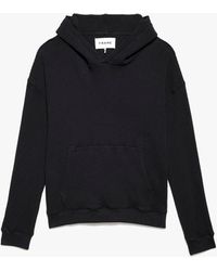 FRAME - Waffle Textured Hoodie - Lyst