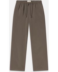 FRAME - Easy Wide Leg Trousers - Lyst