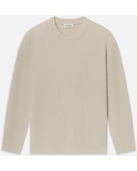 FRAME - Ribbed Crewneck Sweater - Lyst