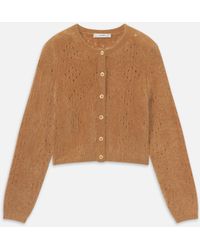 FRAME - The Cashmere Airy Teddy Cardi - Lyst