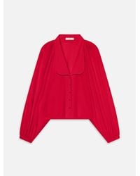 FRAME - The Silk Gala Shirt - Lyst