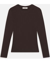 FRAME - The Fine Cable Sweater - Lyst