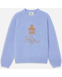FRAME - The Ritz Brushed Cashmere Sweater - Lyst