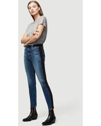 FRAME Block Le High Skinny - Blue