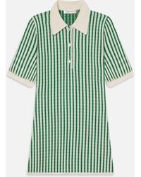 FRAME - The Cable Polo Dress - Lyst