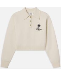 FRAME - Ritz Crest Cashmere Sweater - Lyst