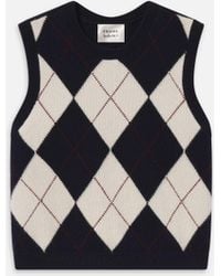FRAME - Sotheby's Argyle Vest - Lyst
