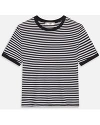 FRAME - The Ringer Baby Tee - Lyst