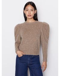 FRAME Cashmere Gabby Sweater in Caramel 