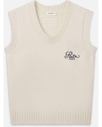 FRAME - Ritz Cashmere Sweater Vest - Lyst