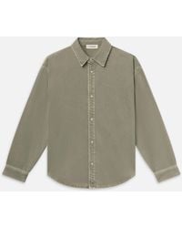 FRAME - Relaxed Denim Shirt - Lyst
