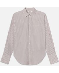FRAME - The Striped Boy Shirt - Lyst