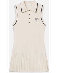 FRAME - The Tennis Pleated Mini Dress - Lyst