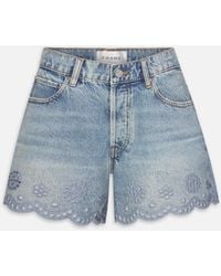 FRAME - The Eyelet Hang Short Long - Lyst