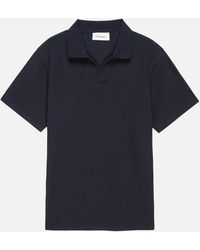 FRAME - Jacquard Polo - Lyst