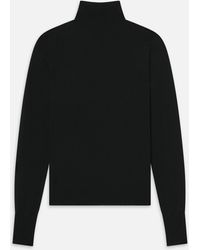 FRAME - Slim Turtleneck - Lyst