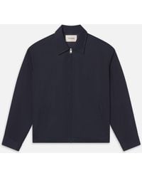 FRAME - Poplin Cotton Jacket - Lyst
