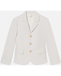 FRAME - The Seersucker Smart Blazer - Lyst