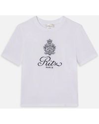 FRAME - Ritz Solid Baby Tee - Lyst