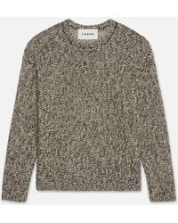 FRAME - Linen Marl Sweater - Lyst