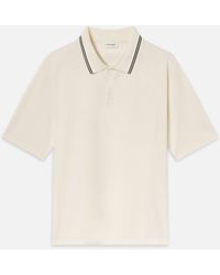 FRAME - Light Pique Polo - Lyst