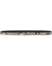 FRAME - The Petite Square Buckle Belt - Lyst