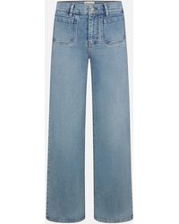 FRAME - Le Slim Palazzo Modernist Pocket - Lyst