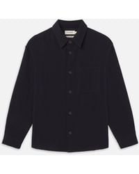 FRAME - Open Weave Shirt - Lyst
