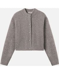 FRAME - The Cashmere Fleck Cardi - Lyst