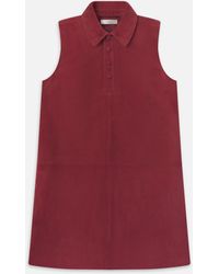 FRAME - The Suede City Shift Dress - Lyst