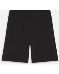 FRAME - Wool Relaxed Shorts - Lyst