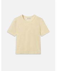 FRAME - The Terry Baby Tee - Lyst