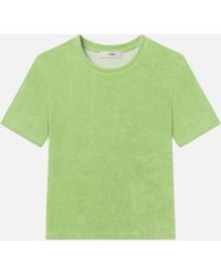 FRAME - The Terry Baby Tee - Lyst