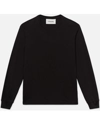 FRAME - Duo Fold Long Sleeve Tee - Lyst
