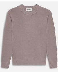 FRAME - Cashmere Crewneck Sweater - Lyst