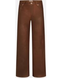 FRAME - Le Slim Palazzo Leather - Lyst